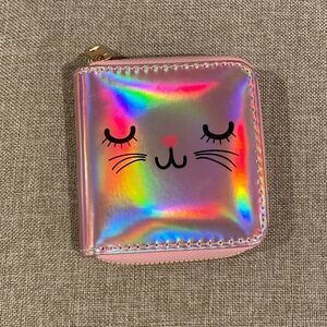 Holographic Cat Face 🐱 Wallet